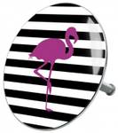 Badewannenstöpsel Flamingo Pink - Metall - 8 x 10 x 10 cm