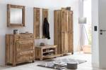 FRIGO Garderobenpaneel Braun - Massivholz - Holzart/Dekor - 35 x 110 x 8 cm