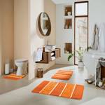 Badematte + WC-Umrandung Set 2-tlg. 2082 Orange - Textil - 50 x 18 x 50 cm