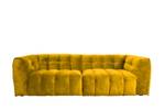 Sofa ROSARIO Velvet Gelb - Breite: 282 cm