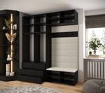 Garderobe Inova 3 Z12 Schwarz - Braun - Schwarz