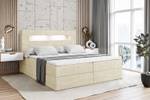 Boxspringbett - ORGOL Beige - Breite: 140 cm - H4