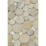 Tapis Circle Beige - Fourrure véritable - 250 x 1 x 250 cm