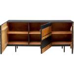 Buffet Bingo Marron - Bois massif - Bois/Imitation - 160 x 75 x 38 cm