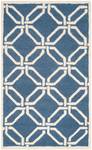 Teppich Mollie Marineblau - 90 x 150 cm