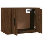 TV-Schrank 3er Set D839 Eiche Schwarzbraun Dekor