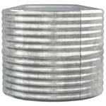 Hochbeet M626017 Silber - 440 x 68 x 440 cm