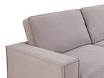 Sofa OLMEDA Grau - Textil - 86 x 88 x 219 cm