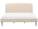 Doppelbett FLAYAT Beige - Schwarz - Creme - Breite: 193 cm