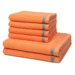 Smart Handtuch-Set (6-teilig) Orange