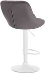 Tabouret de bar Lazio Lot de 2 Gris - Blanc