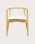 Nala -  Chaise Blanc - Bois massif - 65 x 74 x 54 cm