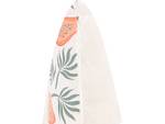 Coussin décoratif AVENS Vert - Orange - Blanc - Textile - 45 x 10 x 45 cm