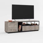 TV-Möbel Snapp Beige - Holzwerkstoff - 45 x 53 x 180 cm