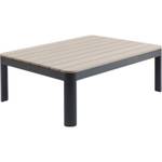 Table basse de jardin Happy Day Marron - Métal - 90 x 33 x 71 cm