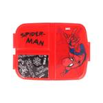 3-Fächer-Brotdose Spiderman Urban Web Rot - Kunststoff - 17 x 7 x 20 cm