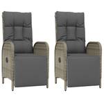 Outdoor Relaxsessel 3029955 (2er Set) Grau