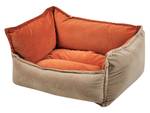 Tierbett IZMIR Beige - Orange - 50 x 37 cm