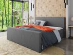 Boxspringbett Milano 3 Grau - Breite: 165 cm