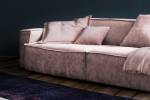 Sofa SAMU Riesensofa Stoff Pink