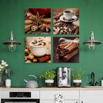 Set De Tableaux CANNELLE Tasse De Café 60 x 60 x 60 cm