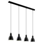 Suspension PRIDDY Noir - Blanc - Métal - 15 x 110 x 97 cm