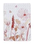 Gesteppte Steppdecke Pink Meadow Textil - 1 x 200 x 140 cm