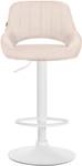 Tabouret de bar Milet Lot de 2 Crème