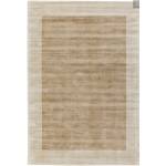 Handgefertigter Uni-Teppich LAME Beige - 120 x 170 cm