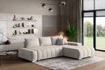 Ecksofa ALESE R-S Creme - Ecke davorstehend rechts