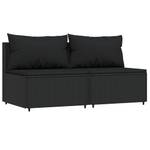 Salon de jardin 3029630-3 (lot de 3) Noir