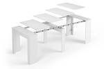 Table console GANDIA Blanc - Bois manufacturé - 90 x 78 x 51 cm