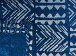 Couverture SHIVPURI Bleu - Fibres naturelles - 130 x 1 x 180 cm