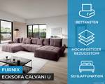 Ecksofa Calvani U Monolith 62 Altrosa