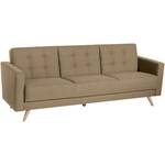 Julian Sofa 3-Sitzer mit Bettfunktion Ecru