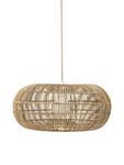 Lampe suspendue Zuri Beige - Rotin - 51 x 25 x 51 cm