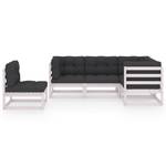 Garten-Lounge-Set (5-teilig) 3009933-2 Anthrazit - Weiß