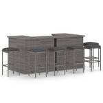 Garten-Bar Set (8-teilig) 3005785-3 Anthrazit - Grau