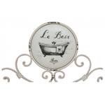 Accroche murale en porcelaine Le Bain 6 x 25 x 30 cm