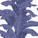 Tapete Exotische Palmen Wei脽 und Blau