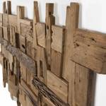 Rechteckige Wanddekoration Braun - Massivholz - Holzart/Dekor - 7 x 80 x 150 cm