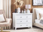 Commode TORRANCE Blanc - Bois manufacturé - 96 x 80 x 45 cm