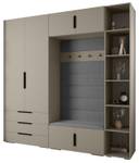 Garderobe Inova 1 Z10 Schwarz - Grau - Schwarz