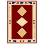 Tapis salon CHOBAY 8 160x240 rouge Rouge - 160 x 240 cm