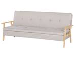 Schlafsofa TJORN Beige - Eiche Hell