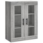 Highboard DE8026 Grau - Holzwerkstoff - 34 x 180 x 70 cm