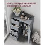 Badezimmerschrank Vientiane Grau - Holzwerkstoff - 55 x 82 x 30 cm