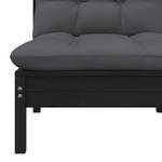 Gartensofa (2er Set) 3012138-17 Schwarz