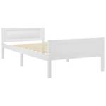 Cadre de lit 3009062-1 Blanc - Largeur : 96 cm