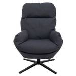 Relaxsessel + Hocker L12 drehbar Grau